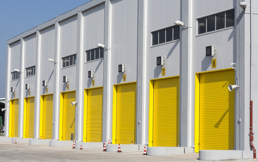 Industrial warehouse reputable garage door dealer
